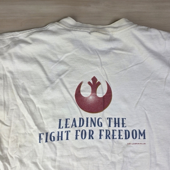 2001 Star Wars Rebel Alliance Shirt Walt Disney World Size Medium - Picture 8 of 9